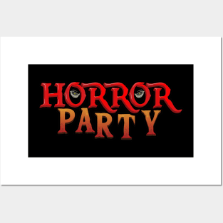 Horror Party Posters and Art